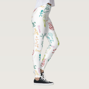 Leggings mit All-Over-Print