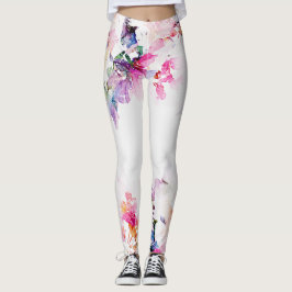 Leggings mit Aquarellfärbung