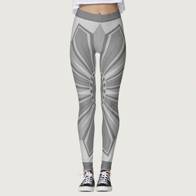 Leggings mit Aschekunst (Vorderseite)