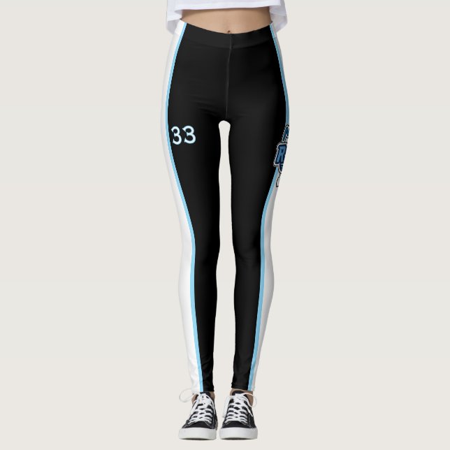 Leggings mit benutzerdefinierter Nummer (Vorderseite)
