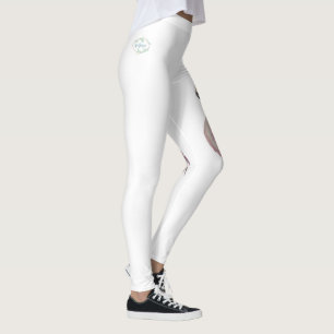 Leggings mit Blick auf Flamingo