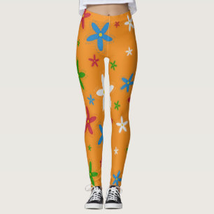 Leggings mit Blumenmuster