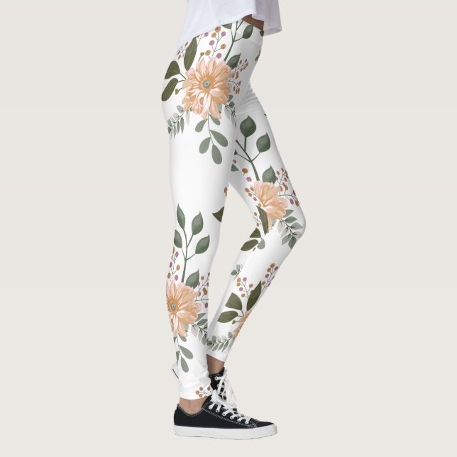 Leggings mit Blumenmuster (Rechts)