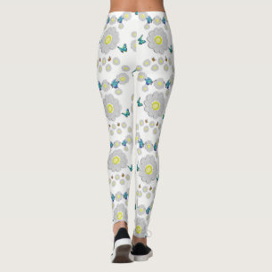 Leggings mit Blumenmuster