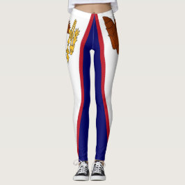 Leggings mit der Flagge Amerikanisch-Samoas, USA