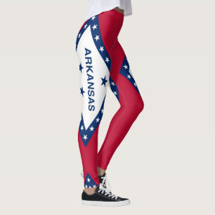 Leggings mit der Flagge des Staat Arkansas, USA
