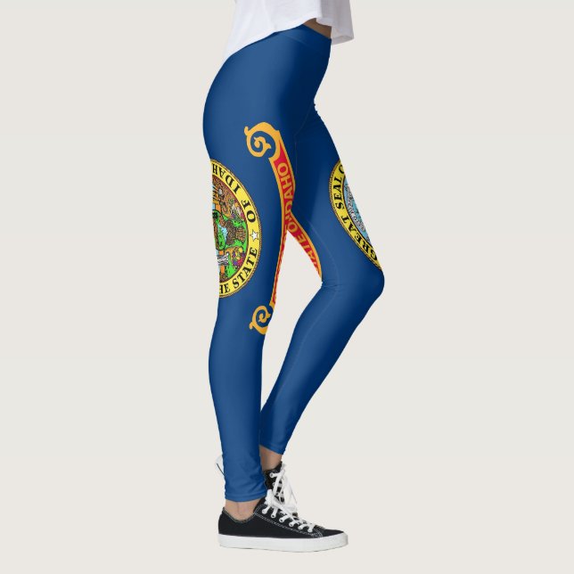 Leggings mit der Flagge des Staat Idaho, USA (Rechts)