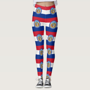 Leggings mit der Flagge des Staat Missouri, USA