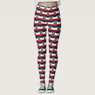 Leggings mit der Flagge des US-Bundesstaates Utah
