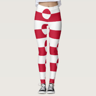 Leggings mit der Flagge Grönlands