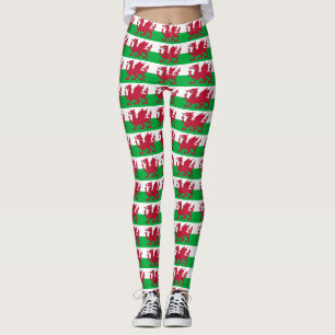 Leggings mit der Flagge Wales, Vereinigtes Königre