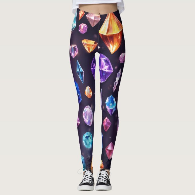 Leggings mit Diamantendesigns (Vorderseite)
