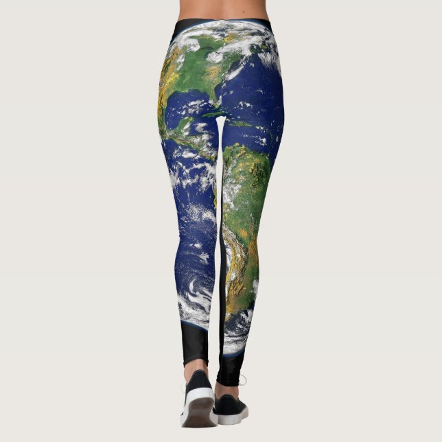 Leggings mit Erdentwurf (Rückseite)
