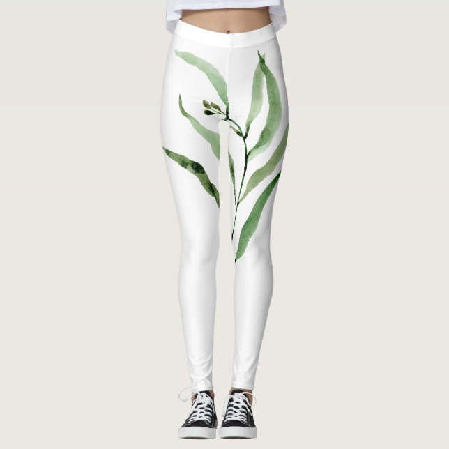 Leggings mit Eukalyptus (Vorderseite)