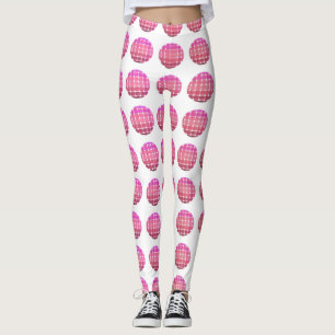Leggings mit farbiger kreisförmiger geometrischer