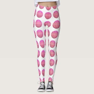 Leggings mit farbiger kreisförmiger geometrischer
