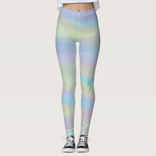Leggings mit gemischten Pastellfarben