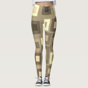 Leggings mit geometrischen Formen