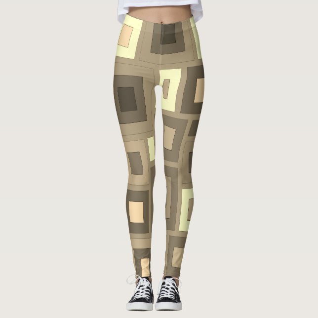 Leggings mit geometrischen Formen (Vorderseite)