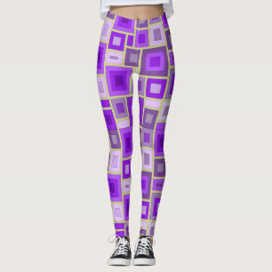 Leggings mit geometrischen Formen
