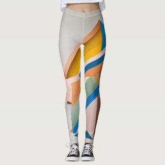 Leggings mit geometrischer Gestaltung