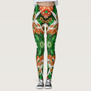 Leggings mit irischer Farbgestaltung