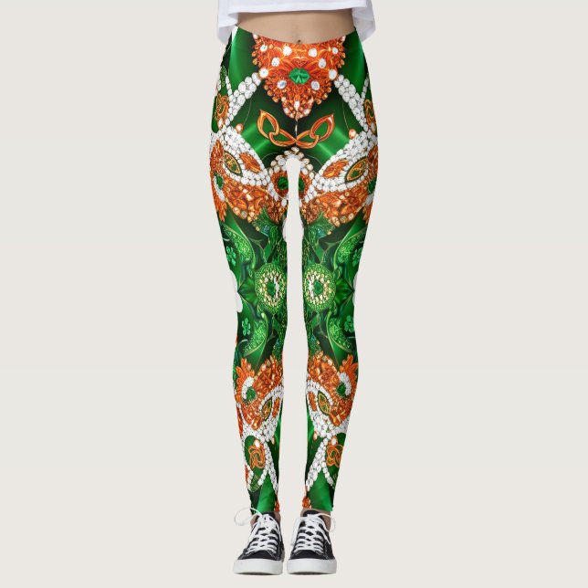 Leggings mit irischer Farbgestaltung (Vorderseite)