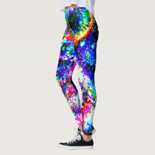 Leggings mit Krawatte - Feuer und Eisbrause kühl