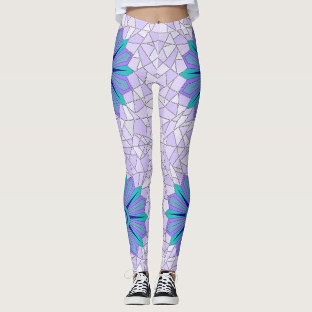 Leggings mit Kunst (Vorderseite)