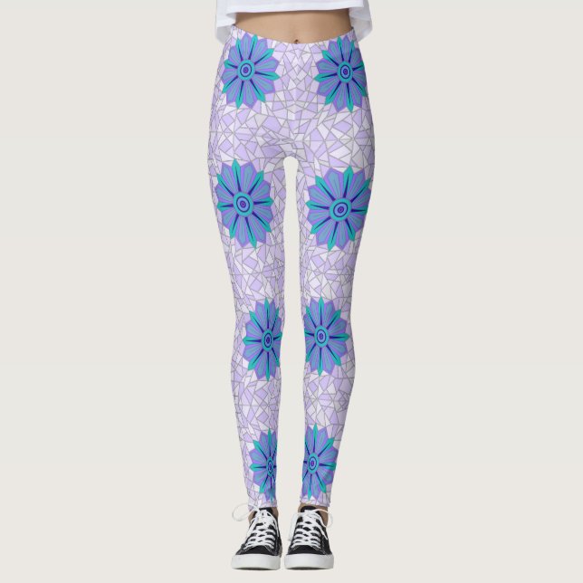 Leggings mit Kunst (Vorderseite)