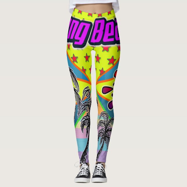 Leggings mit langer Strandfreiheit (Vorderseite)