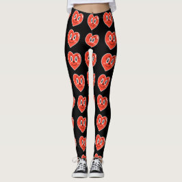 Leggings mit lautstarkem Herz