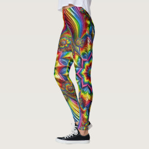 Leggings mit LGBTQ-Farbgestaltung