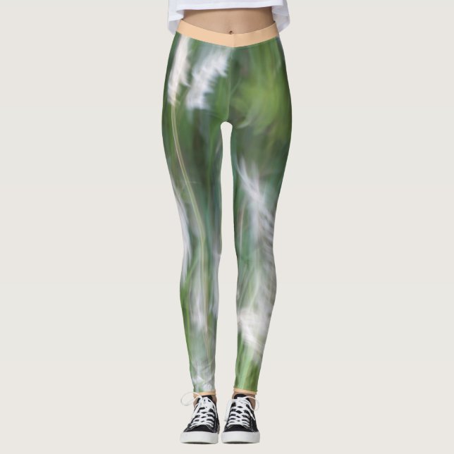 Leggings mit Pfirsichkranz (Vorderseite)