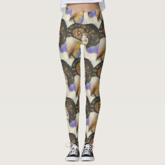 Leggings mit Pilzbraun-Ton