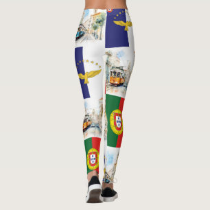 Leggings mit Portugal und den Azoren