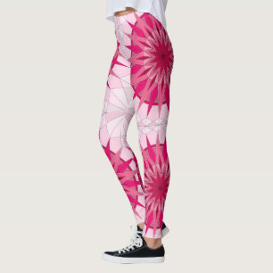 Leggings mit rosa-hübscher Kunst