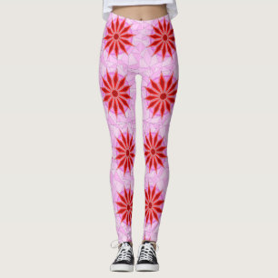 Leggings mit roter Herzkunst