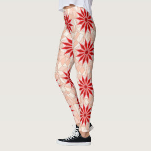 Leggings mit roter Herzkunst