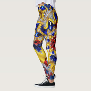 Leggings mit rumänischer Farbgestaltung