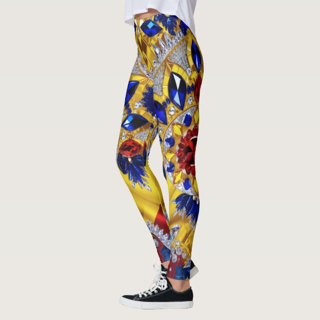 Leggings mit rumänischer Farbgestaltung (Links)