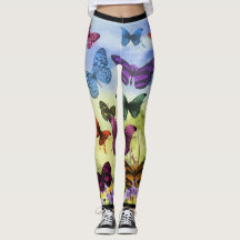 Leggings MIT SCHALTFLÄCHEN