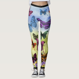 Leggings MIT SCHALTFLÄCHEN