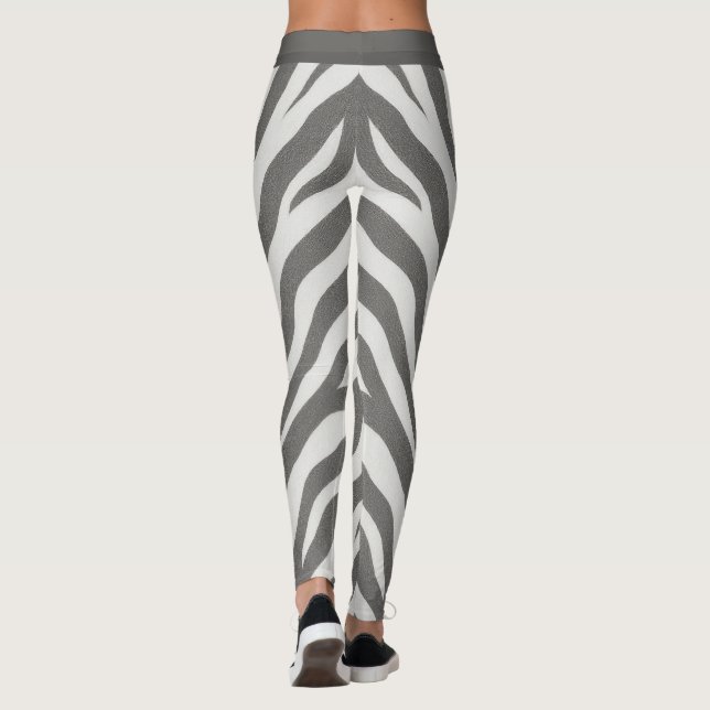 LEGGINGS MIVEWEER LEGINGS - "TIGRE BLANC" - (Dos)