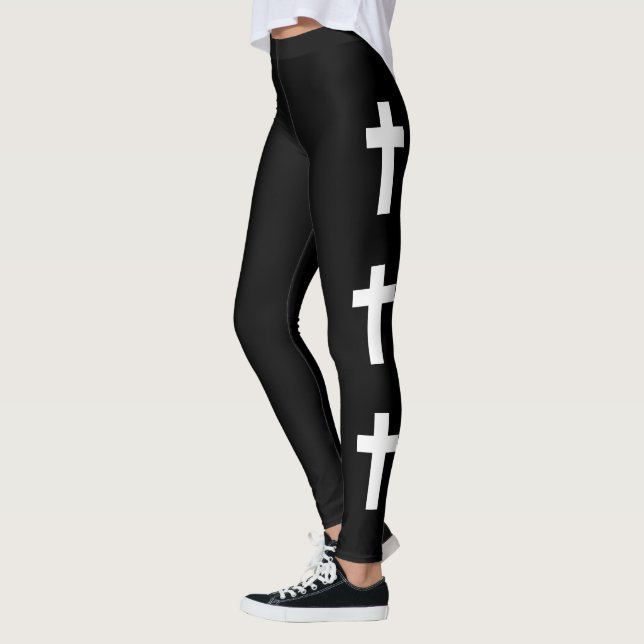 Leggings Mode croix de goth (Gauche)