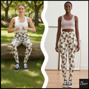Leggings Modèle floral