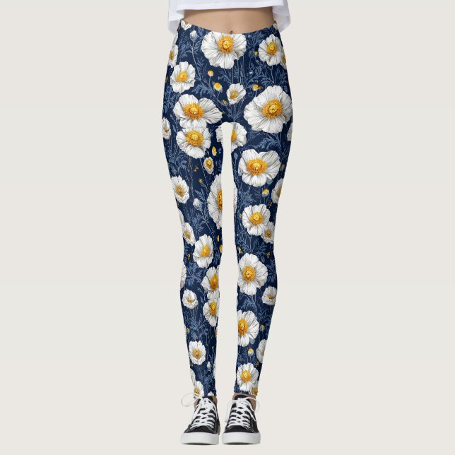 Leggings Modèle floral actif (Devant)