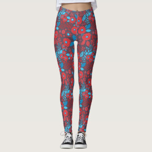 Leggings Modèle floral de Doodle