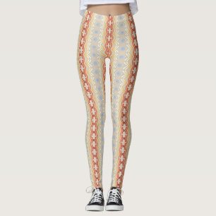 Leggings Modèle géométrique rayé ethnique