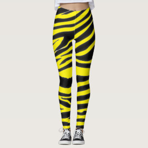 LEGGINGS MODÈLE NOIR ZEBRA